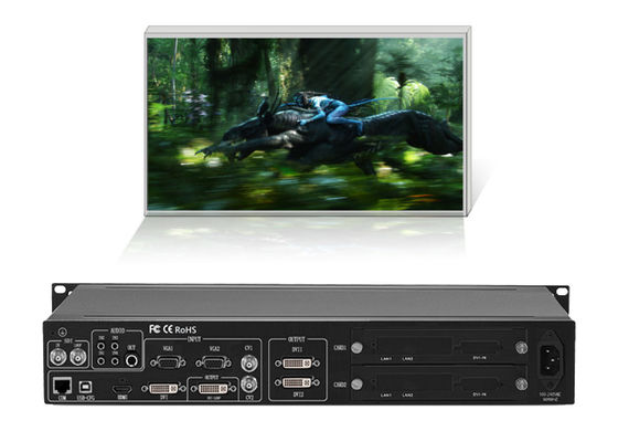 1HDMI 1 процессор стены СИД выхода входного сигнала 2 DVI VGA 2 BNC с кожухом 1U