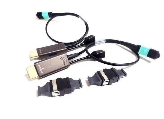 Кабель HDMI для передачи на большие расстояния с стандартным MPO-коннектором
