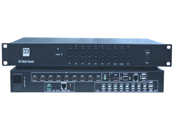 Switcher Winlink WL-0901M 9x1 4K HDMI безшовный с Multiview и пересчеткой