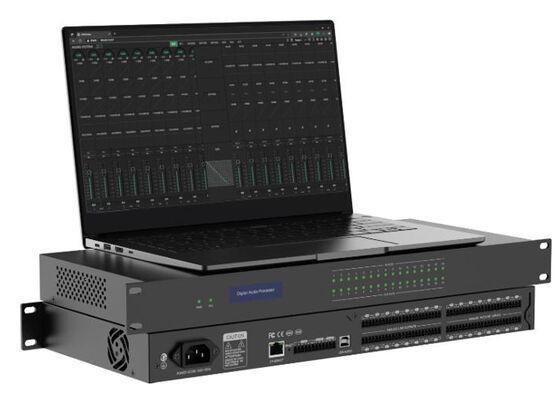Сетевой аудио DSP + веб-контроль DSP процессор + профессиональный аудио DSP. Управление несколькими устройствами.