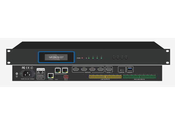 AV-центр серии VINCAN MDP с коммутацией 4K60 HDMI, аудио-DSP и конференц-устройством USB
