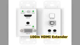 HDBaseT Extender 100 м HDMI Аудио Видео